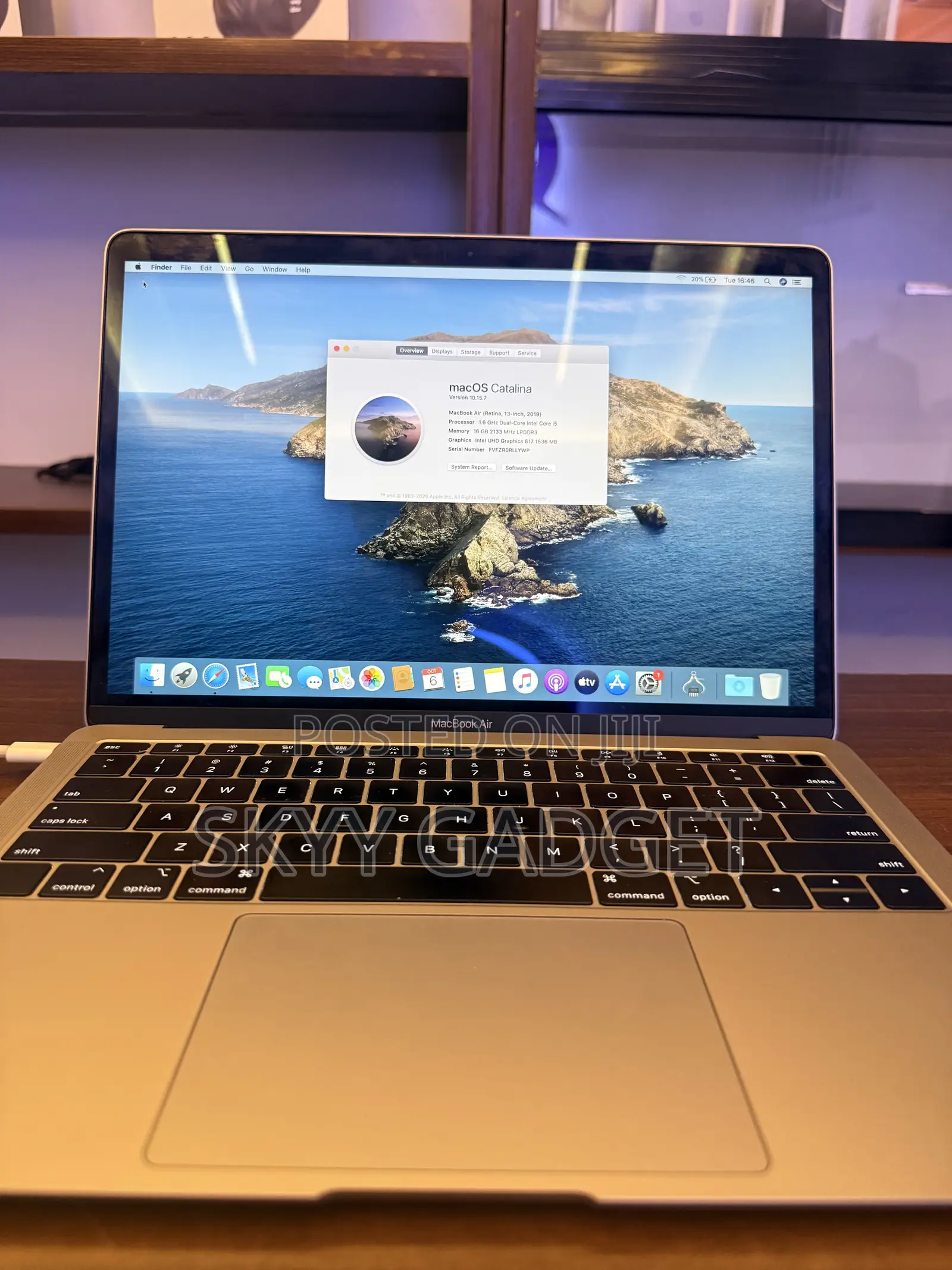 Laptop Apple MacBook Air 2019 16GB Intel Core i5 SSD 512GB