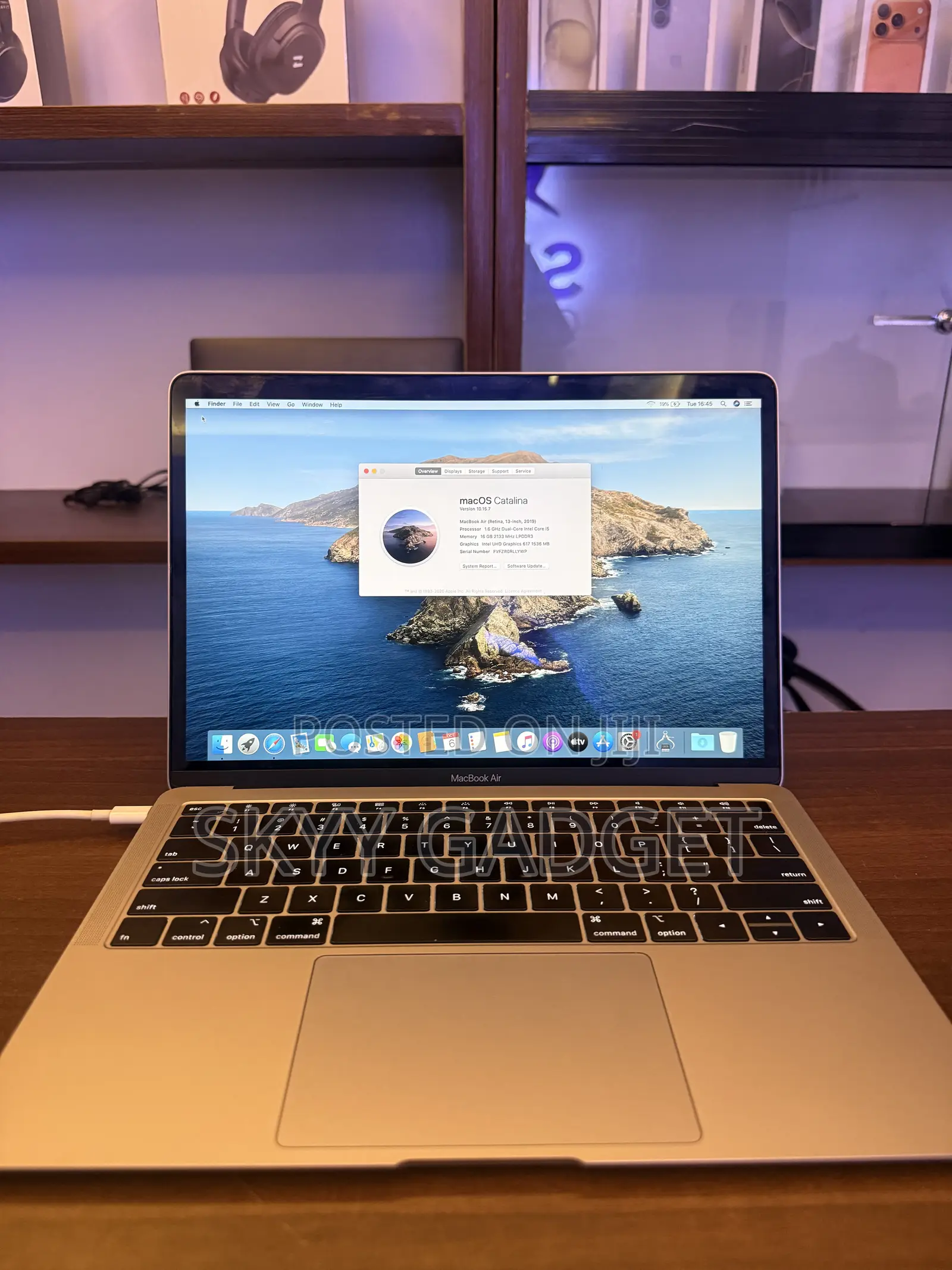 Laptop Apple MacBook Air 2019 16GB Intel Core i5 SSD 512GB