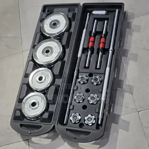 50kg Chrome Barbell and Dumbbell Set