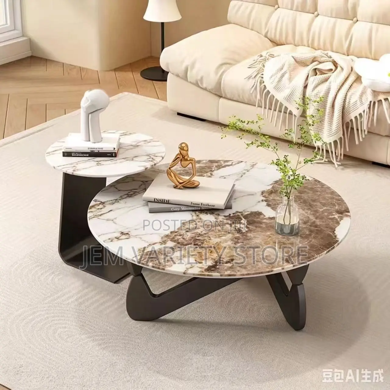 Eclispse Nesting Marble Table