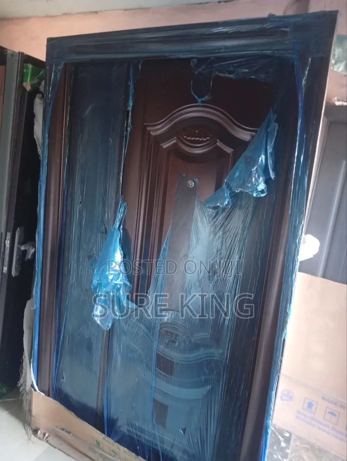Brown Security Door (Brand New)