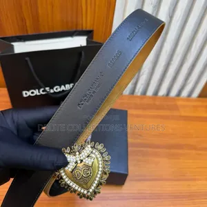 Luxury Update D&G Luxury Suede Devotion Belt.