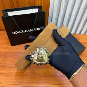 Luxury Update D&G Luxury Suede Devotion Belt.