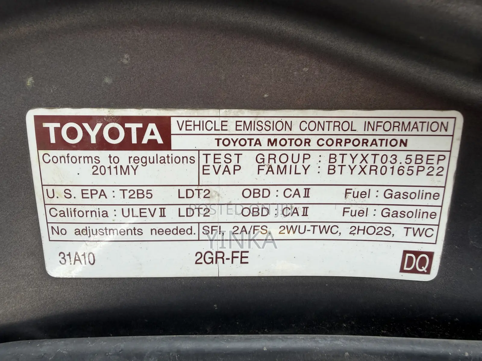 Toyota Highlander 2011 Gray