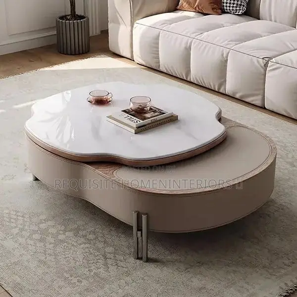 Cloud-Shaped Lift-Top Coffee Table