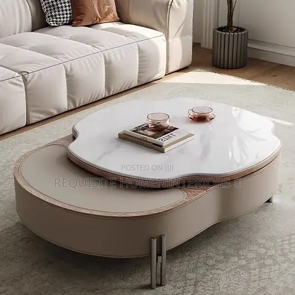 Cloud-Shaped Lift-Top Coffee Table