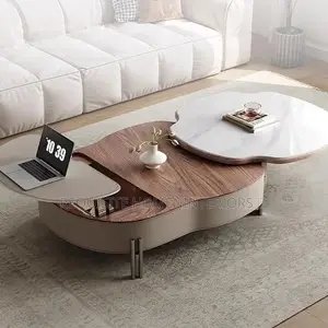 Cloud-Shaped Lift-Top Coffee Table