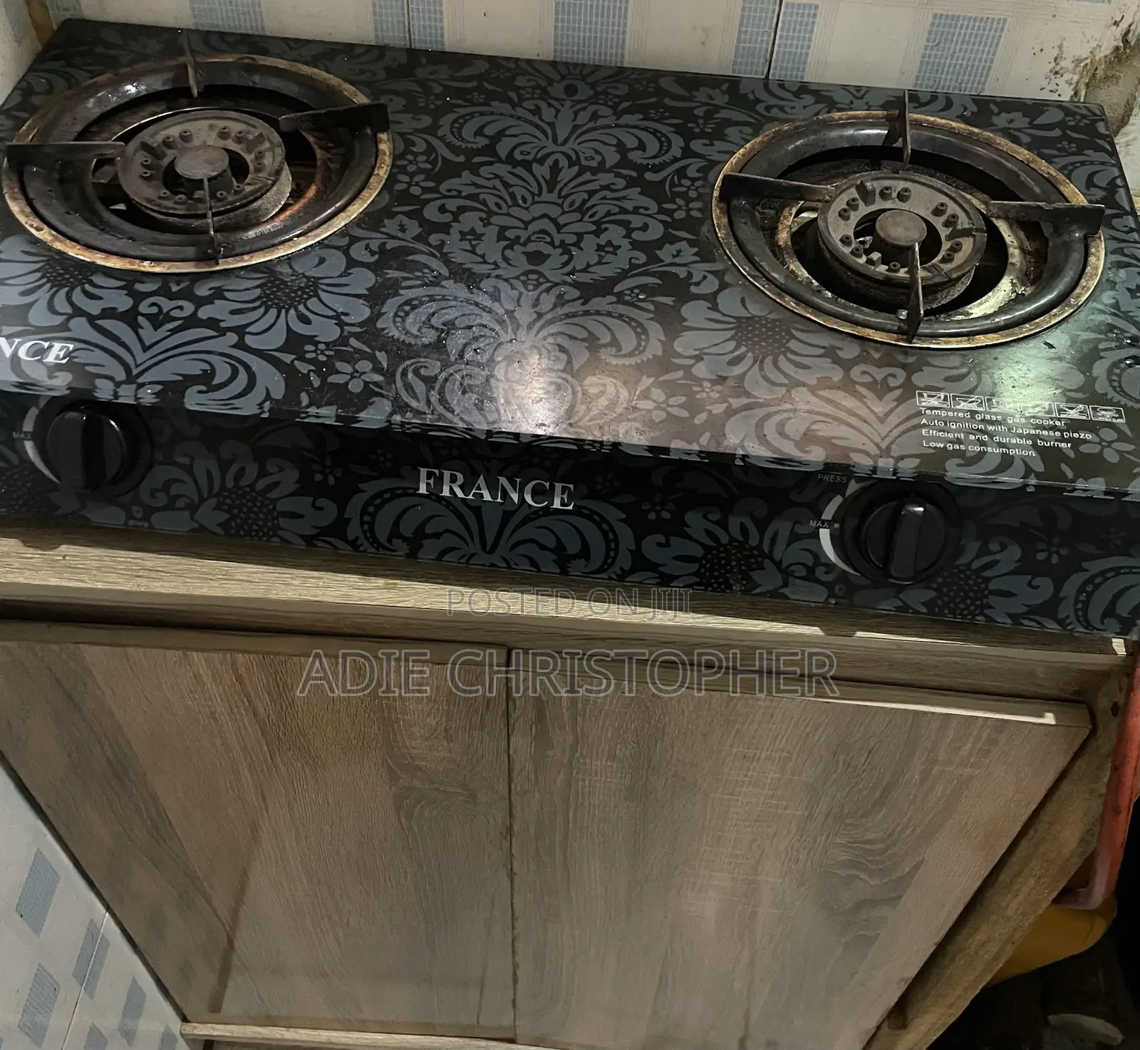 Gas Burner and Cylinder