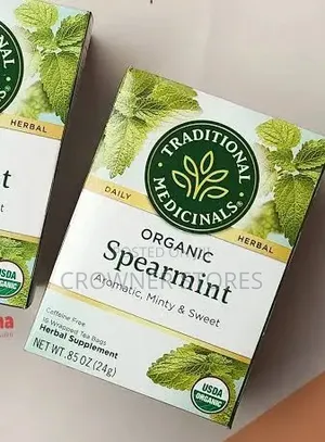 Traditional Medicinals Organic Spearmint Tea - CaffeineFree -16bags