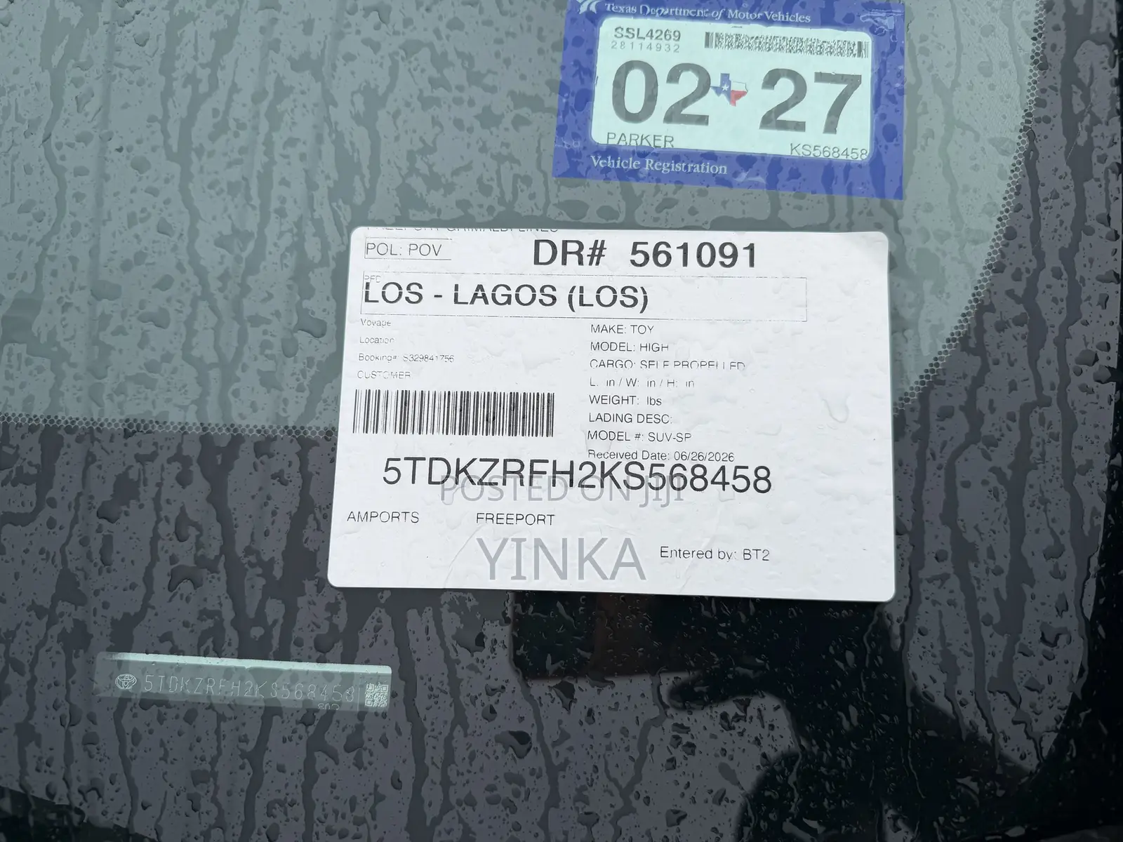 Toyota Highlander XLE 2019 Blue