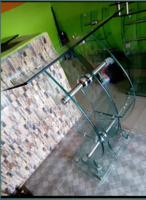 Modern Standing Glass Pulpit
