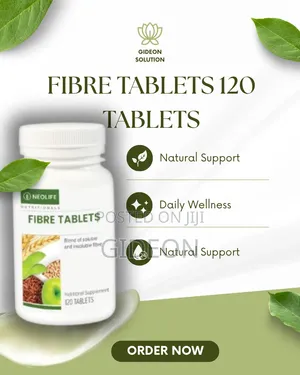 Fibre Tablets 120 Tablets. Fibre Supplement for Gut Health
