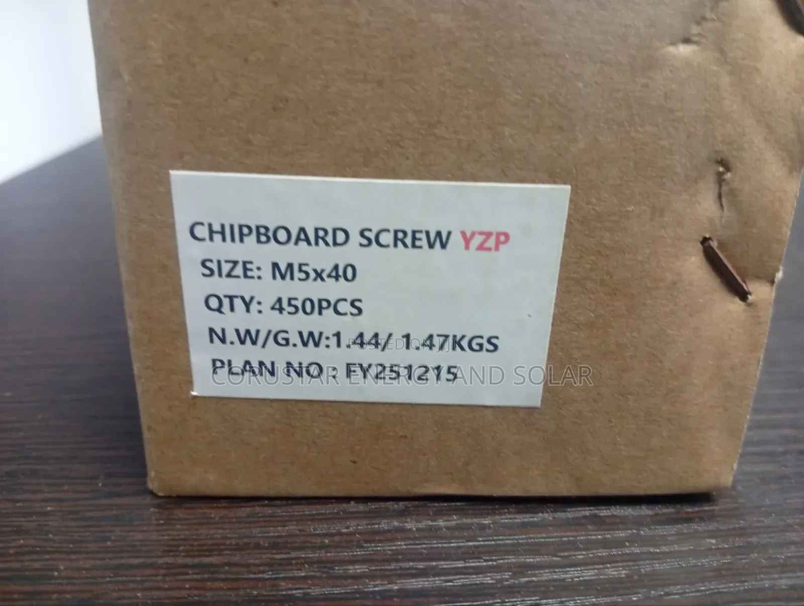 Screw Nail M5 × 40