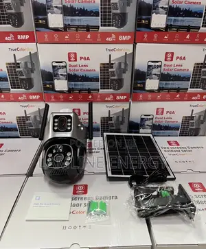 2 Lens Dual 4g/Wifi Solar CCTV