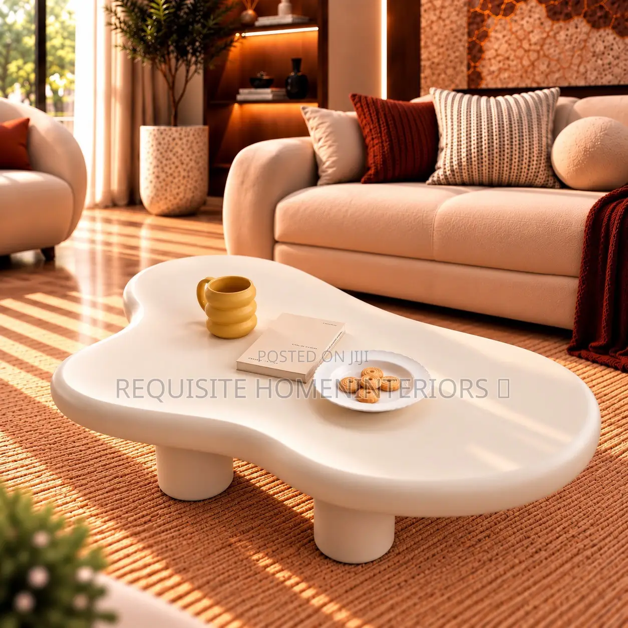 Valora Modern Organic Cloud Coffee Table
