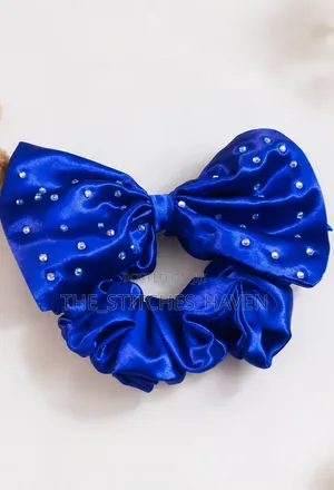 Stone Bow Scrunchies