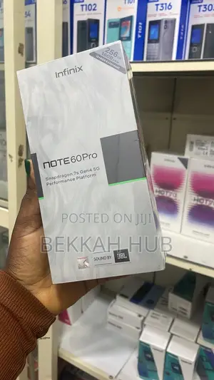 New Infinix Note 60 Pro 256 GB Black