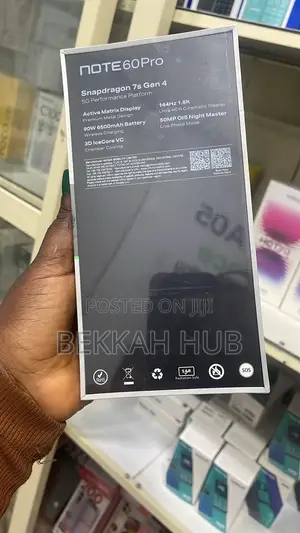 New Infinix Note 60 Pro 256 GB Black