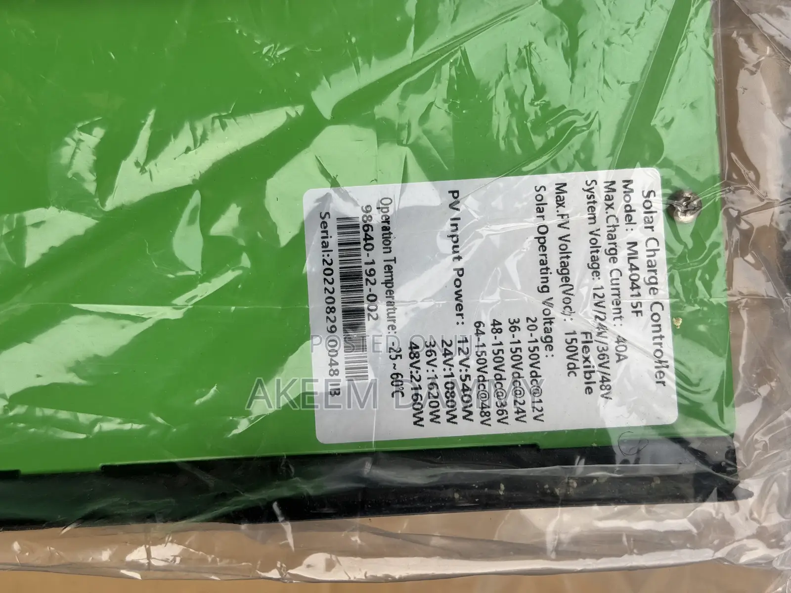 Techfine 40A MPPT Charge Controller