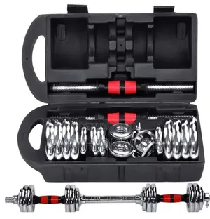 20kg Adjustable Chrome Dumbbell Set