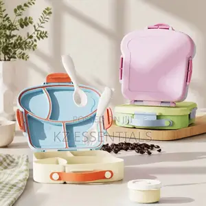 Student Lunch Box With Spoon & Fork