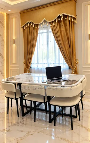 Classic Marble Dining Table for Dining Room