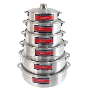 6PC Cast Aluminum Cookware Set