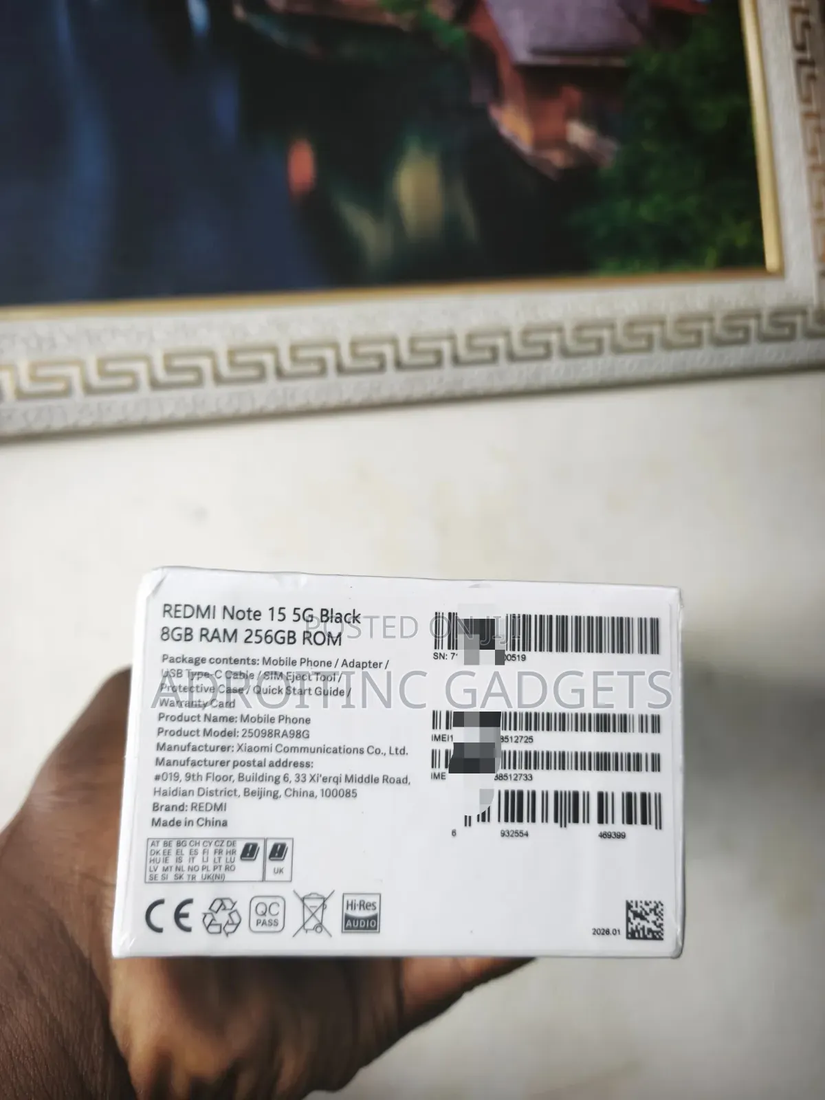 New Xiaomi Redmi Note 15 Special 256 GB Black