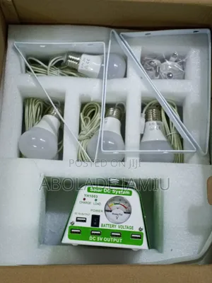 YINGHAO Solar Lighting System With 30W Panel and Complete Accessories