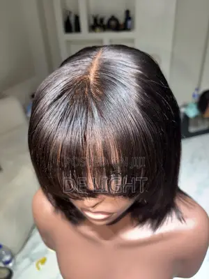 10” 5/5 Hd Lace Glueless Fringe Wig