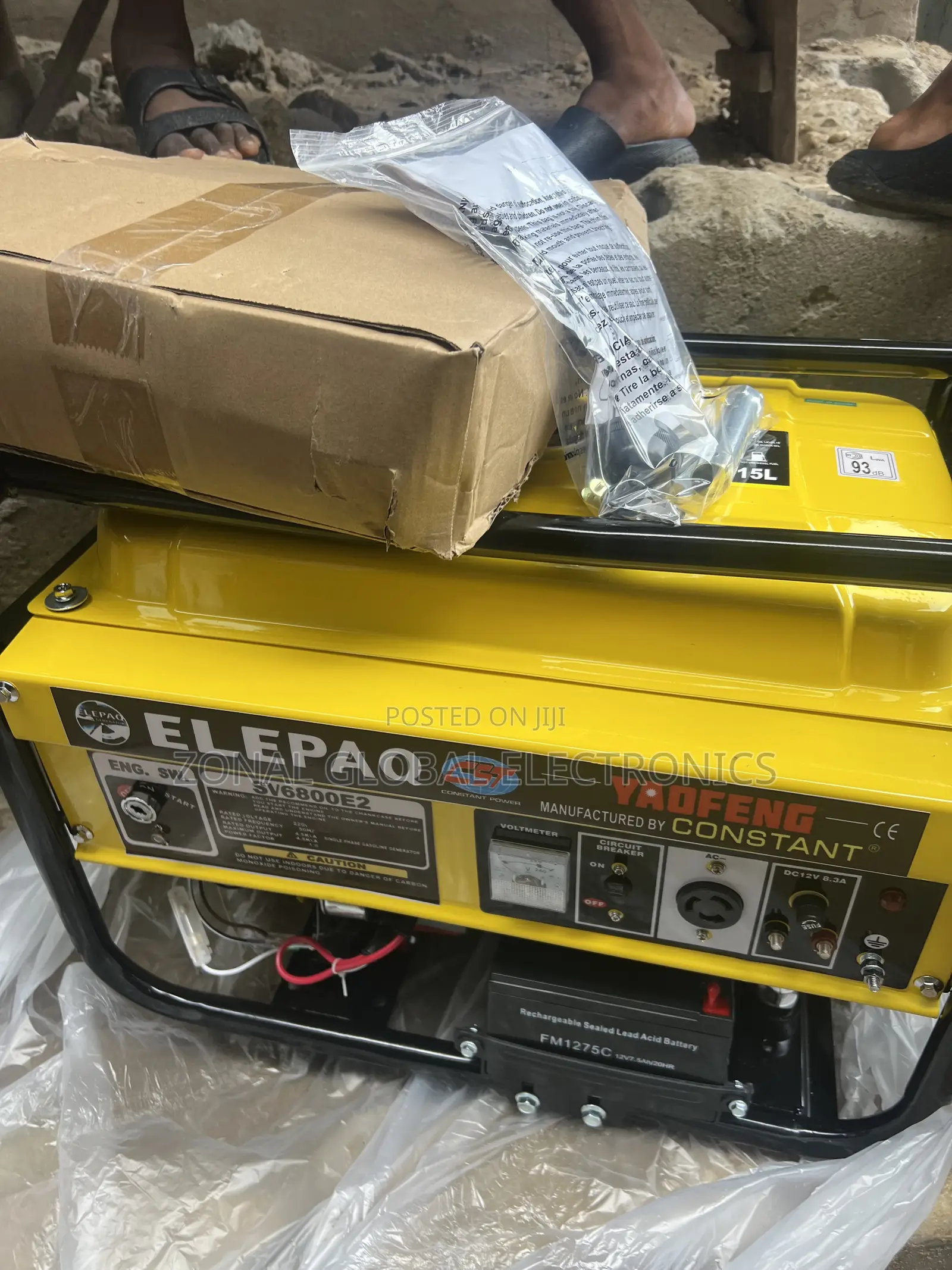 Elepaq Constant 4.5kva Generator (Sv6800e2)