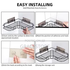 Bathroom Corner Rack - 1 PCS