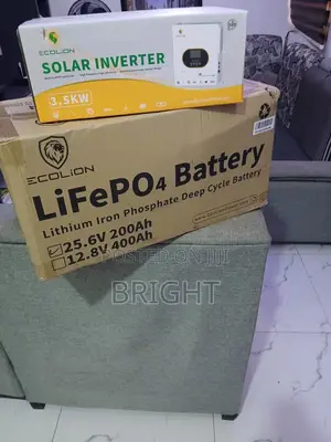 5kwh/24v Ecolion Lithium Battery and 3.5kWH Inverter