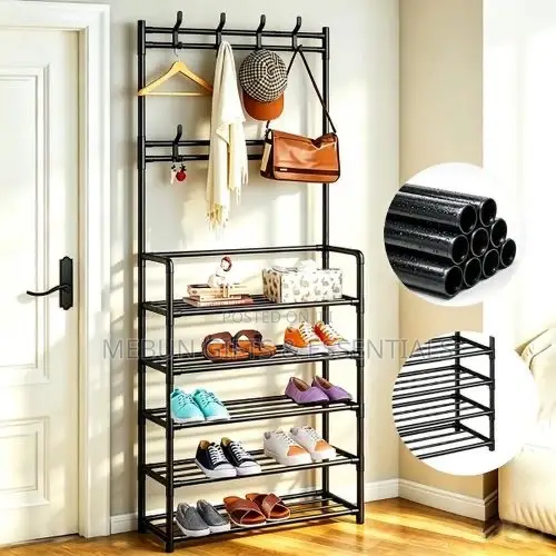 5 Layer Shoe and Coat/Bag Rack - 80cm