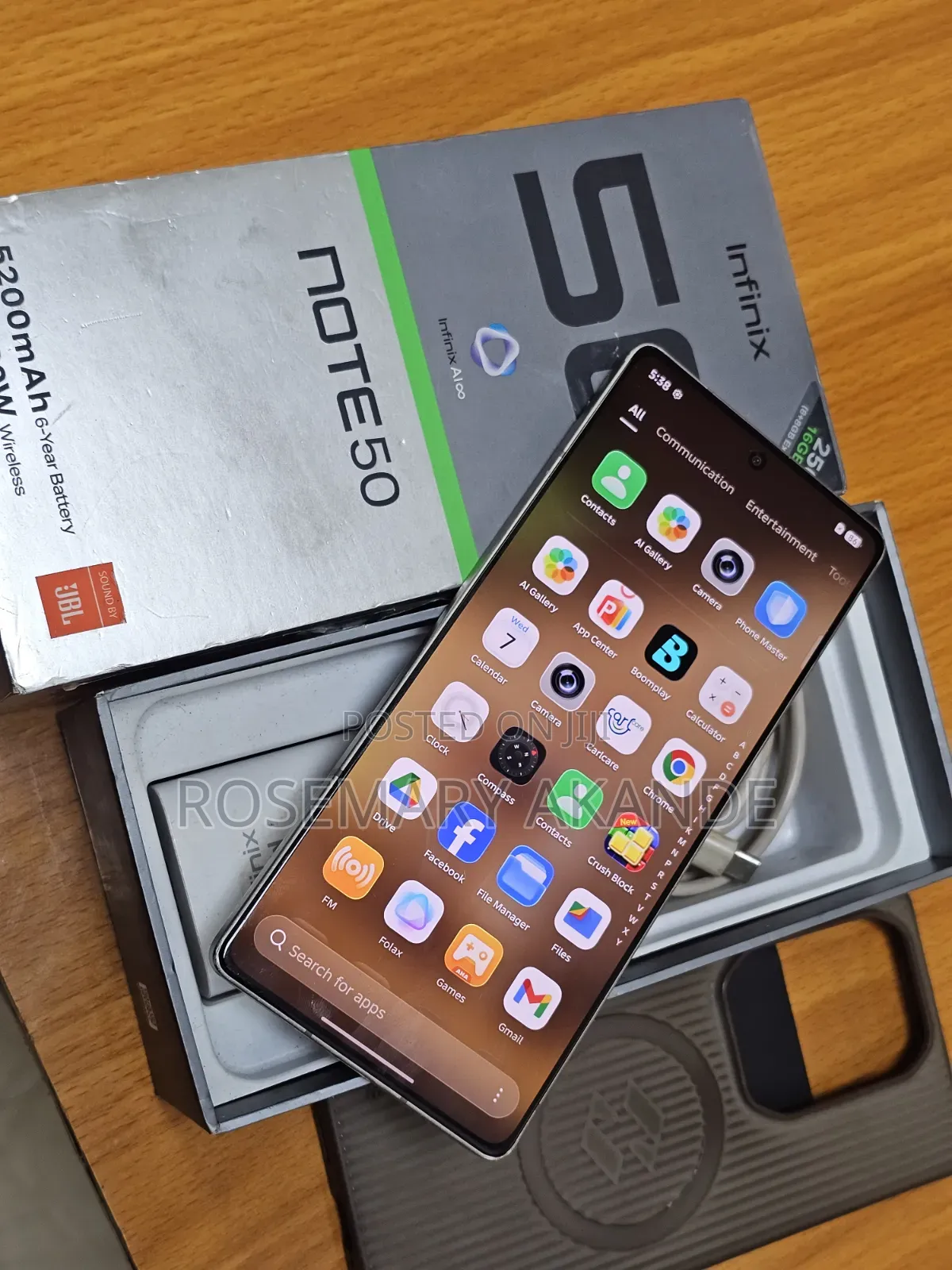 Infinix Note 50 4G 256 GB Gold