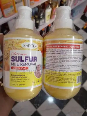 Sadoer Sulphur Anti-Acne and Anti-Mite Removal Shower Gel