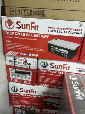 220Ah .12v Sunfit Deep Cycle Gel Battery