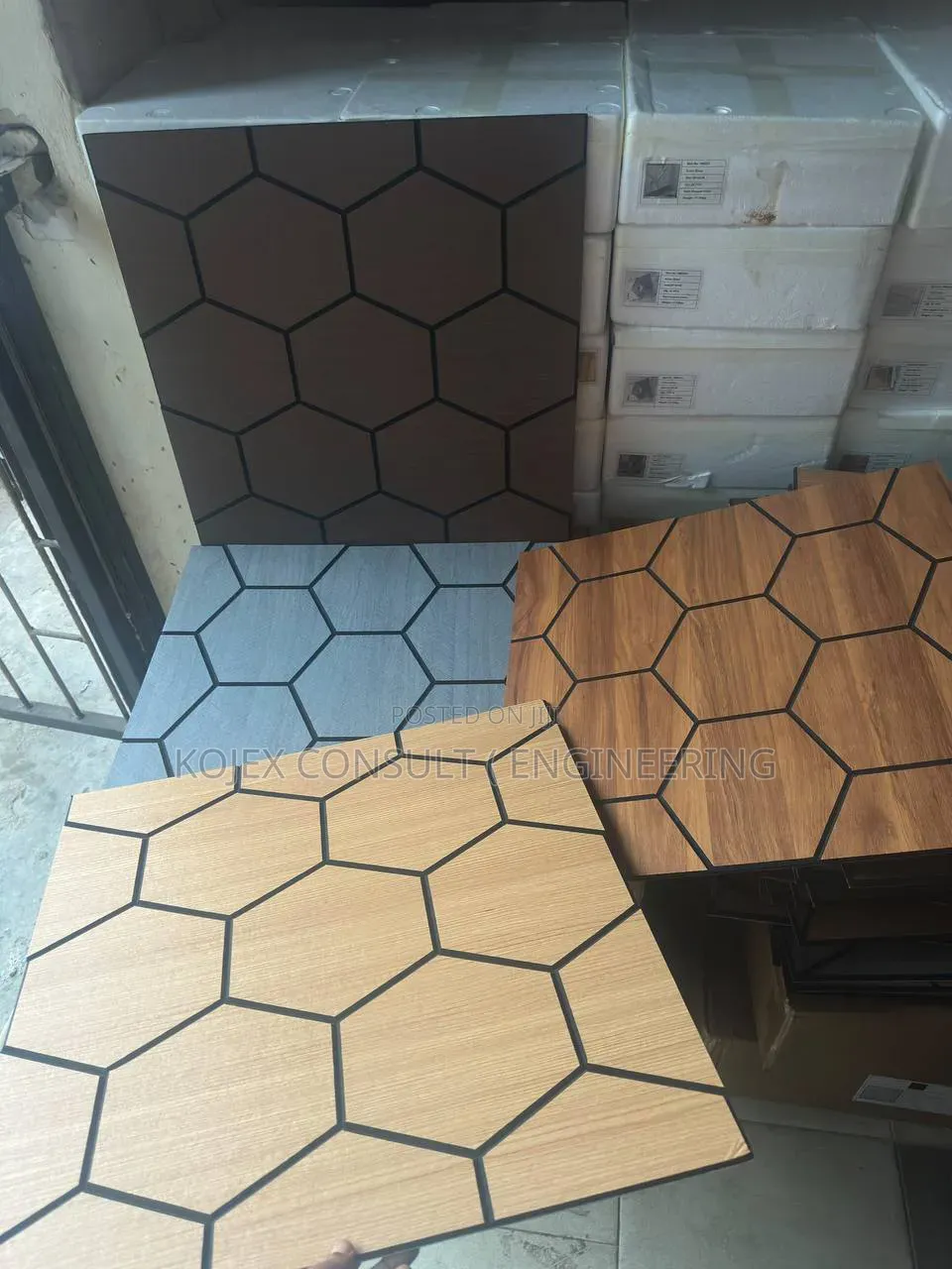 Adhesive Acoustic Panel 
Size : 2 Feet by 2 Feet
