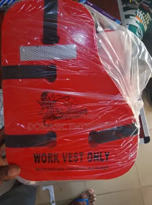 Work Vest (Also Known as Life Jack)