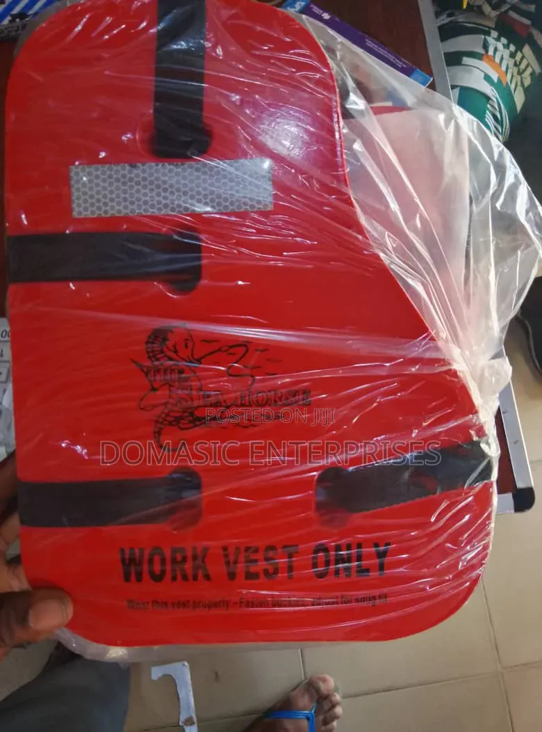 Work Vest (Also Known as Life Jack)
