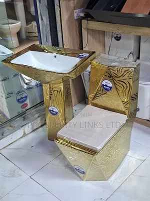 Gold Luxury England Top Flush WC