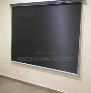 Black Roller Blind