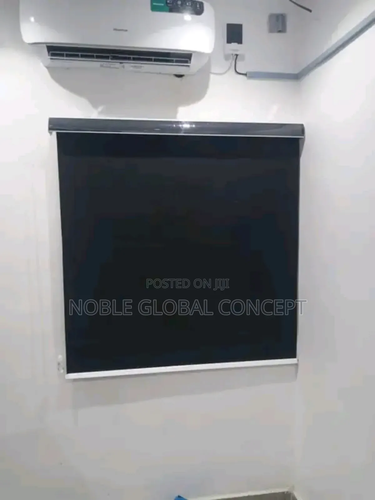 Black Roller Blind
