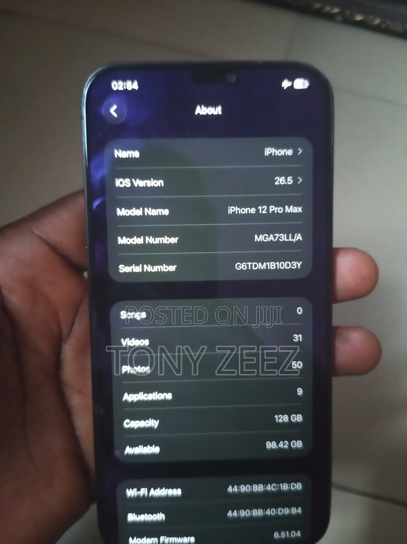 Apple iPhone 12 Pro Max 128 GB Black