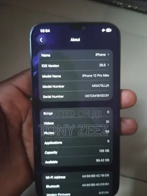 Apple iPhone 12 Pro Max 128 GB Black