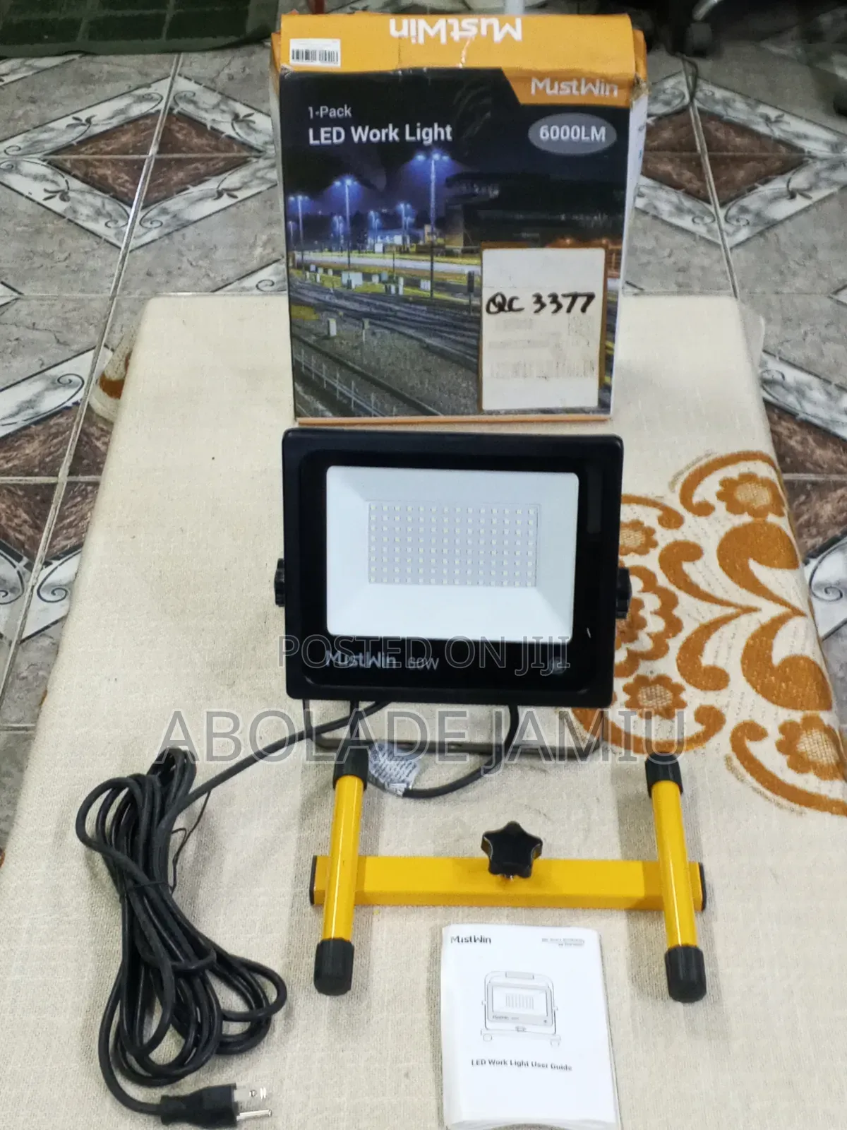 MustWin 60W With 6000LM LED Work Light
