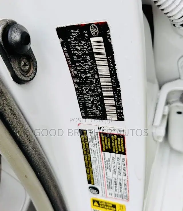 Toyota Camry 2008 White