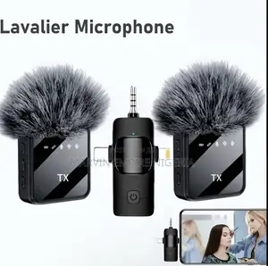 Rent a 3-in-1 Lavalier Clip-on Mic Dual Plug-and-Play Noise Canceling