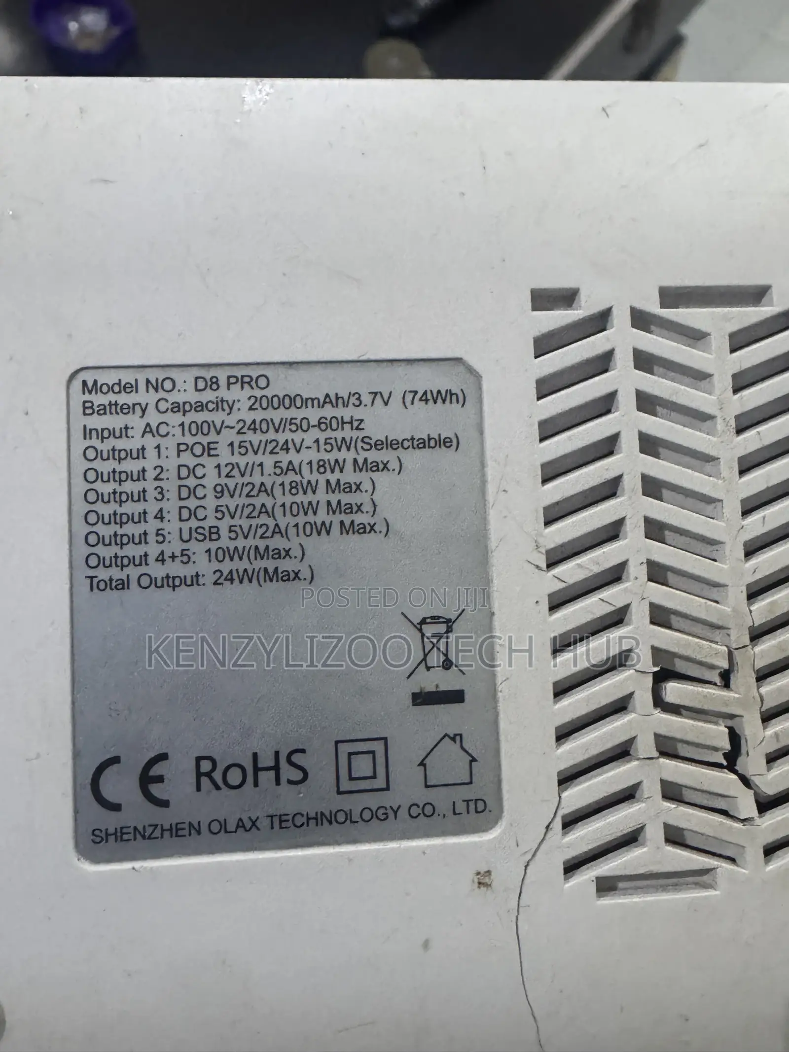 Olax Smart Mini Dc UPS Pro UPS for Router 20000mAh