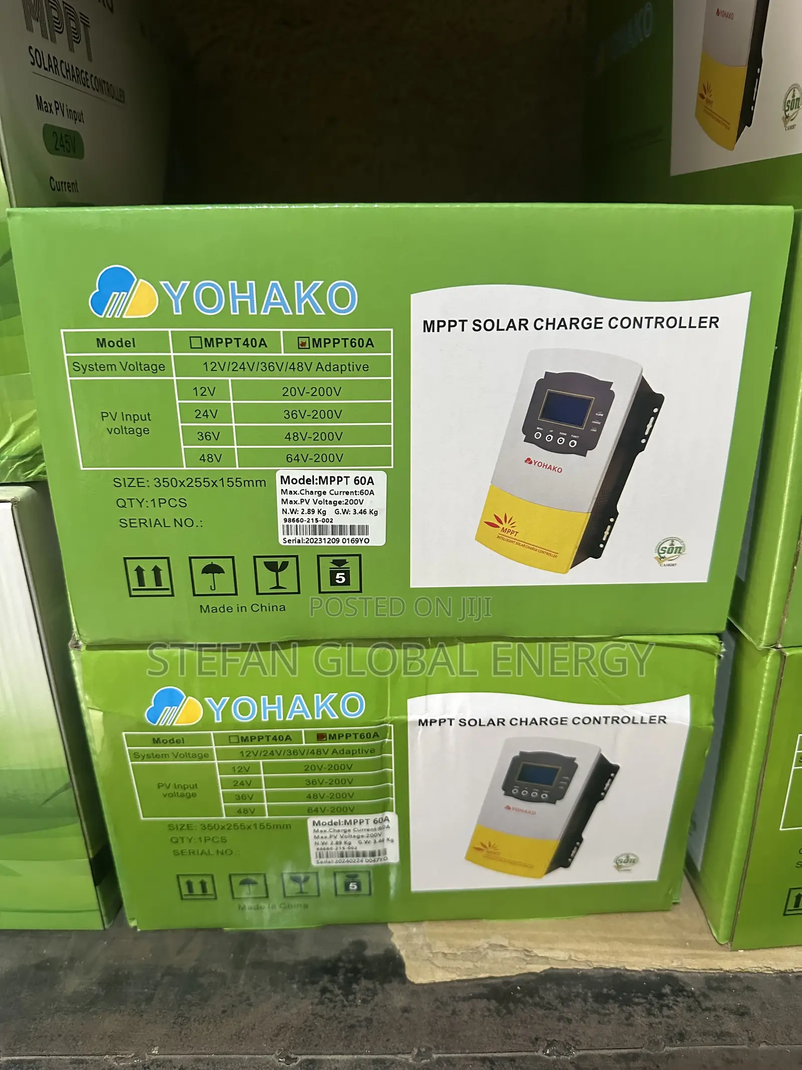 60Ah .Yohakoa Charge Controller